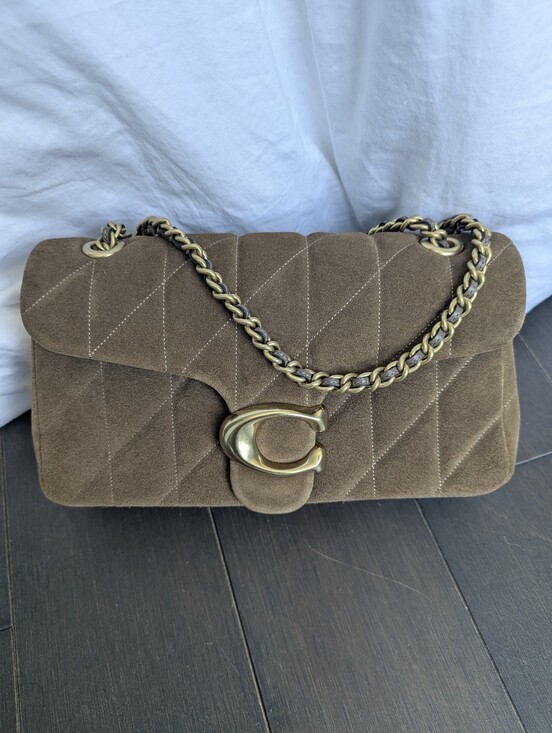 Coach Handbags - NWOT COACH Tabby 26 Shoulder Bag With Quilting - Cedar Suede